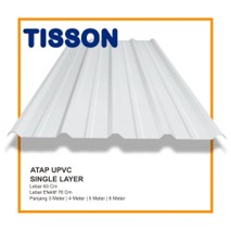 Atap Tisson Upvc Putih 75 x 1,2 x 3 Meter